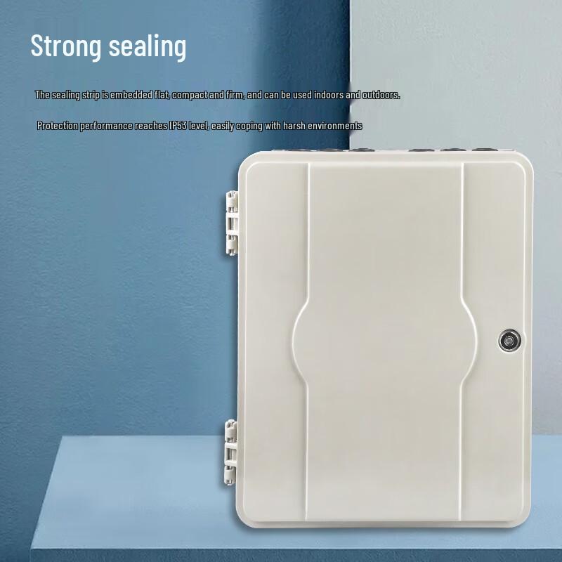 HAILE 48-Core Wall-Mounted Fiber Distribution Box with Pigtails & Flanges