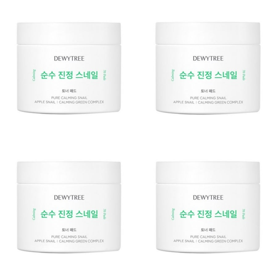 Dewytree Pure Calming Snail Toner Pad 70 шт.*1 шт./2 шт./4 шт.