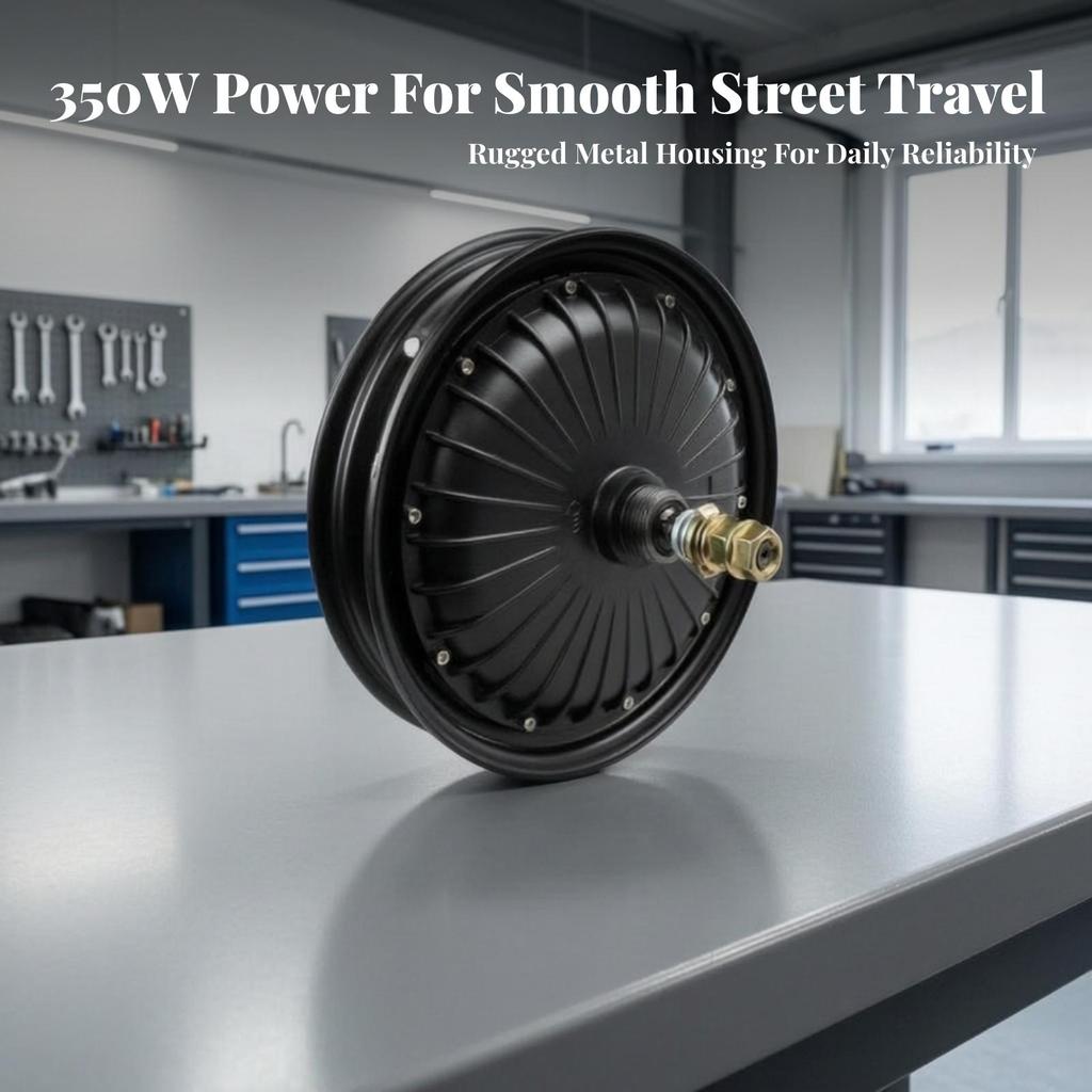 Metal Hub Motor with Wiring Leads 350W Assembly Gearless for Builders