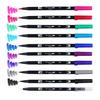 Набор двусторонних маркеров Tombow Dual Brush Pen ABT, 10 цветов (Galaxy AB-T10CGA)
