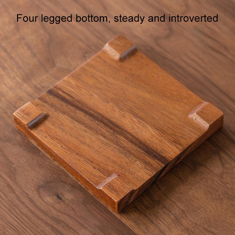 1 шт. держатель для чайника подставка для чайника коврик для домашнего блюдца деревянные подносы аксессуары круглые поделки