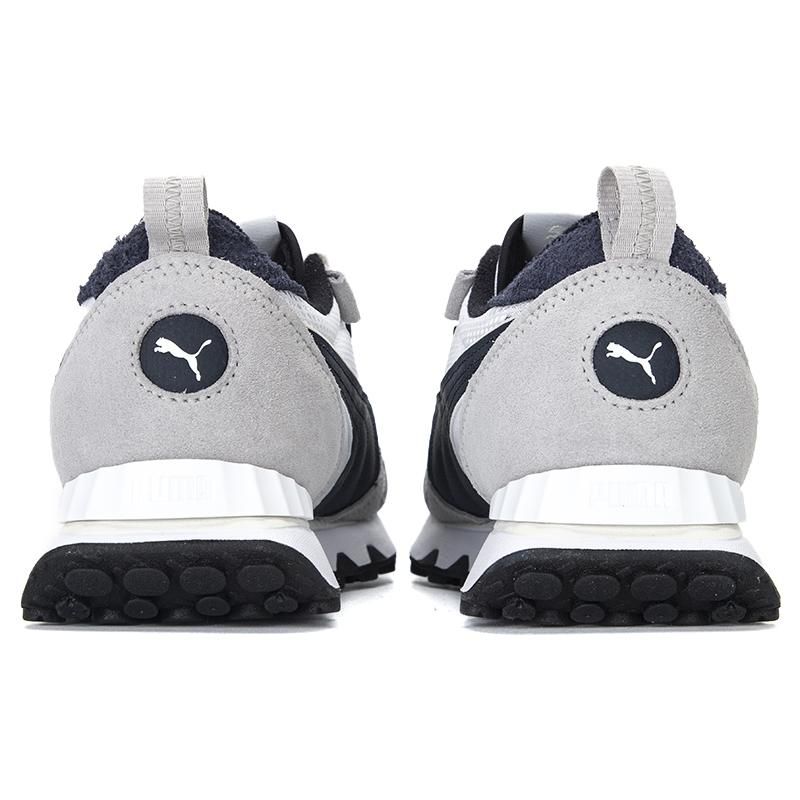 Puma Rider FV Retro Rewind Унисекс Серый Белый Черный Низкие Повседневные Кроссовки 390168-02