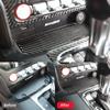 Для Ford Mustang GT 2015 - 2025 карбоновый стиль салона автомобиля ящик для хранения отделка крышка отделка наклейка наклейка украшение