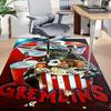 1 шт. Ковер Gremlins 3D, Коврик для офиса, Уличный коврик, Декор для дома, Ковер для зоны, Фестиваль
