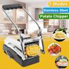 Kitchen Home Slippery Potato Cutter Best Value Potato Slicer Stainless Steel Use Potato Cutter Cucumber Gadgets 1pc