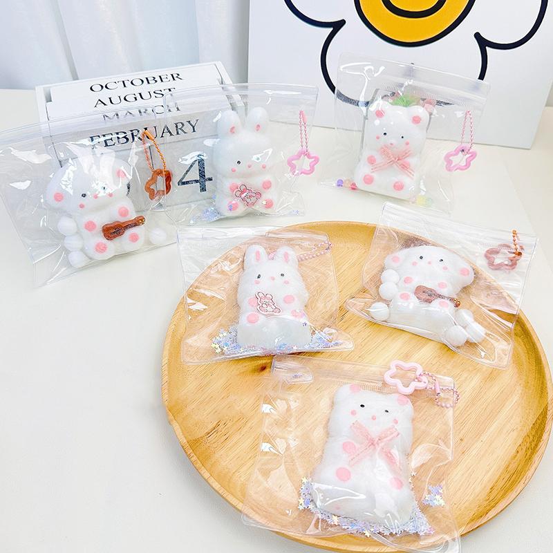 Kawaii мультфильм кролик сжимает моти игрушка милый кролик мягкий медленно восстанавливающийся антистресс игрушки декомпрессионная игрушка для взрослых детей подарки