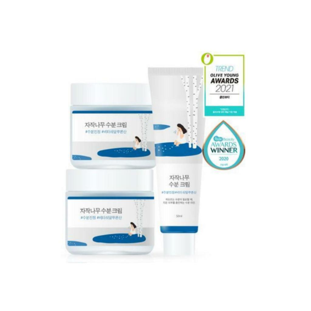 [Крем оригинальный] Round Lab/ Birch Tree Moisture Cream 80мл, план 1+1 (+50 мл)