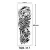 Full Arm Tattoo Sticker, Full Arm Big Picture Tattoo Sticker, Flower Arm Tattoo Sticker Tattoo