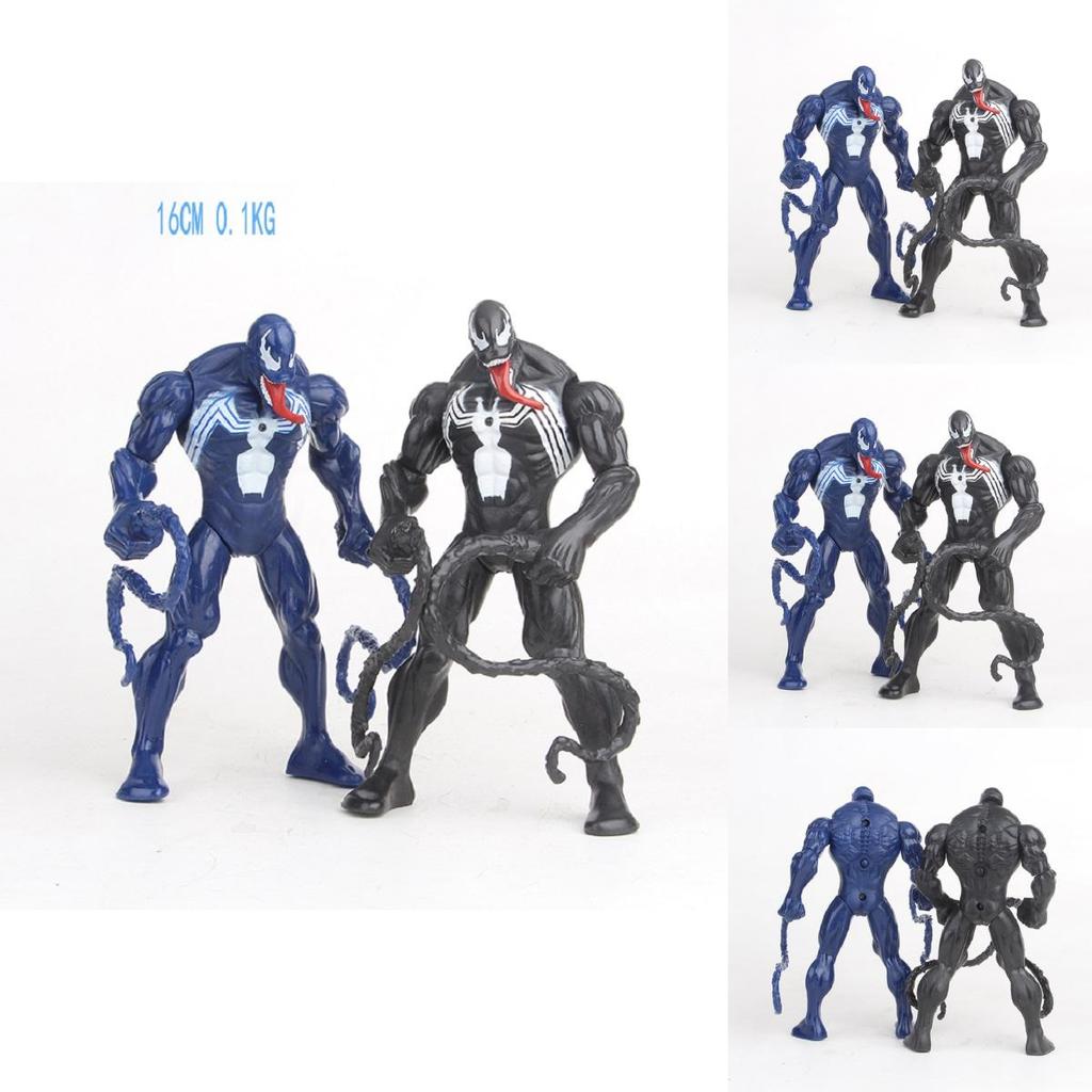 Изысканная Детализация Человек-паук Супергерой Главный Враг Веном ПВХ Фигурка Модель Игрушка
