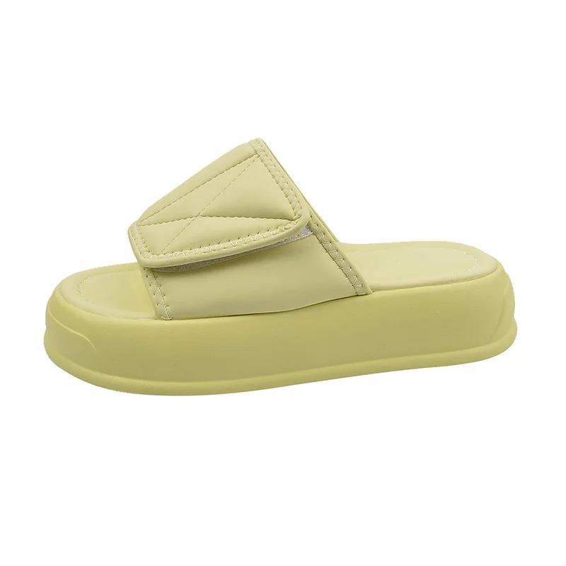 Women Slippers  Fashion Casual Thick Sole Open Toe Outdoor Beach Slippers Shoes for Women Zapatos De Mujer 2024