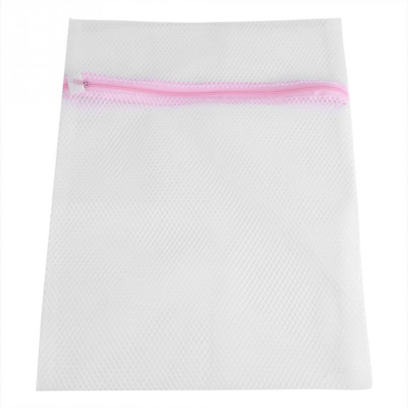 Zipped Mesh Clothes Socks Bra Underwear Lingerie Washing Bag Laundry Machine