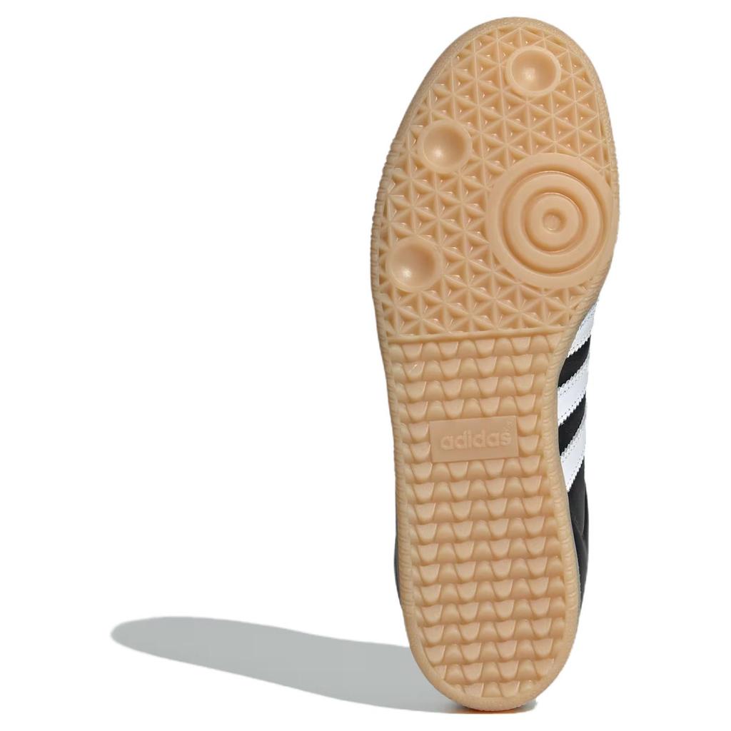 Adidas Кроссовки Samba OG Черно-белые с резиновой подошвой Унисекс Основной черный Облачно-белый JS3832