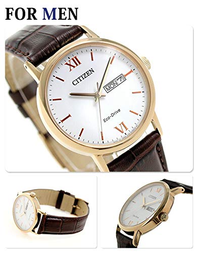 Citizen Пара часов CITIZEN Eco Drive с кожаным ремнем белого цвета BM9012-02A EW3252-07A Мужские Женские