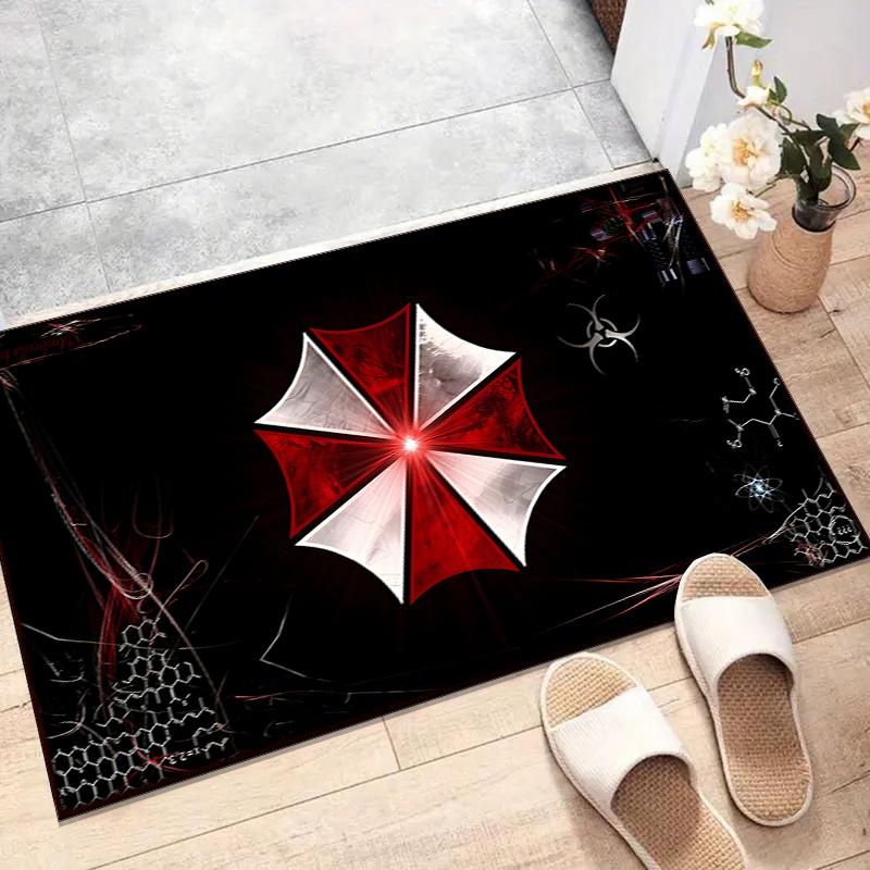 Umbrella Corp Polyester Carpet, Soft Indoor Mat for Office Chair, Living Room, Computer Desk - Decorative Home Office Rug Design