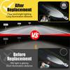 Car Headlight Cover Suitable for BMW 3 Series E90 2005-2012 (high-end with Lens), Car Headlight Lens Replacement Cover