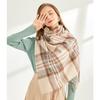 2024 New Autumn And Winter Tassel Plaid Shawl Scarf With Feminine Temperament, Medium To Long, Thick And Warm Imitation Cashmere Scarf