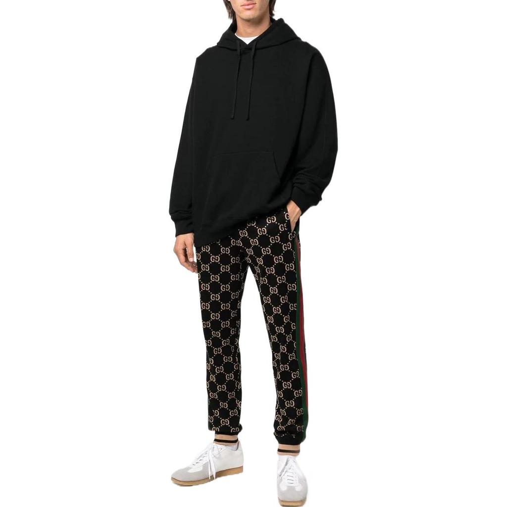 Gucci SS22 Трикотажные спортивные штаны Мужские Черные 695976-XJEEI-1030