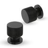 2 Piece Drawer Knobs for Home & Office – Durable and Elegant Aluminum Door Knob for Cabinets, Cupboards & Dressers (Black Finish)