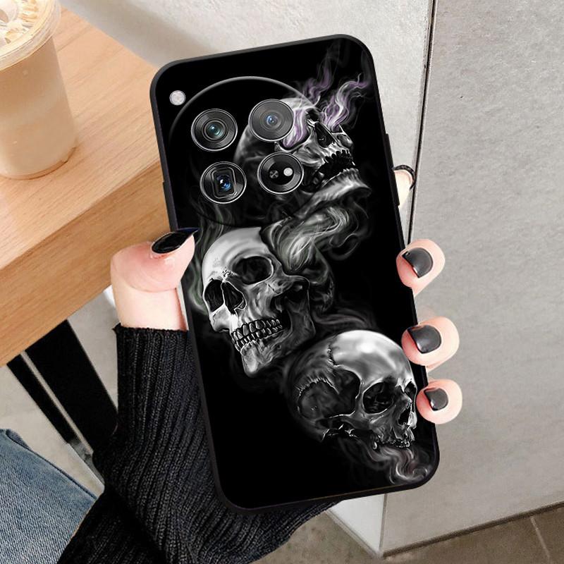 For OnePlus 12 Case Cover For OnePlus12 Fundas New Black Soft Silicone TPU Protective Phone Case For One Plus 12 Bumper Coque