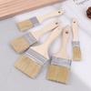 3Pcs Paint Brush Wooden Handle Bbq Brush Soft Hair Painting Brushes For Wall And Furniture Paint Tool Set