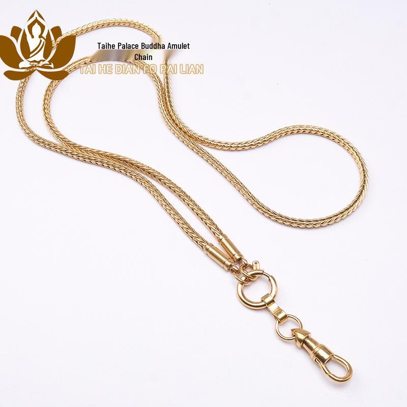 Амулет «Драконья кость» из титановой стали с быстросъемной застежкой «Орлиный клюв» для подвешивания такрутов.