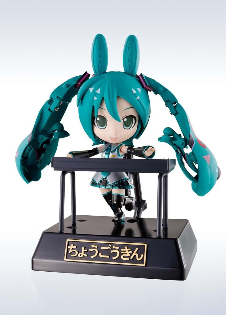 TAMASHII NATIONS Chogokin Miracle Henkei Hatsune Miku x Rody 105 мм окрашенная подвижная фигурка прибл.. ПВХ, АБС, литье под давлением