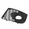For Seat Leon CUPRA 1P 2005-2011 Front Bumper Fog Light Grill Honeycomb Mesh Fog Light Lamp Cover Matte Black