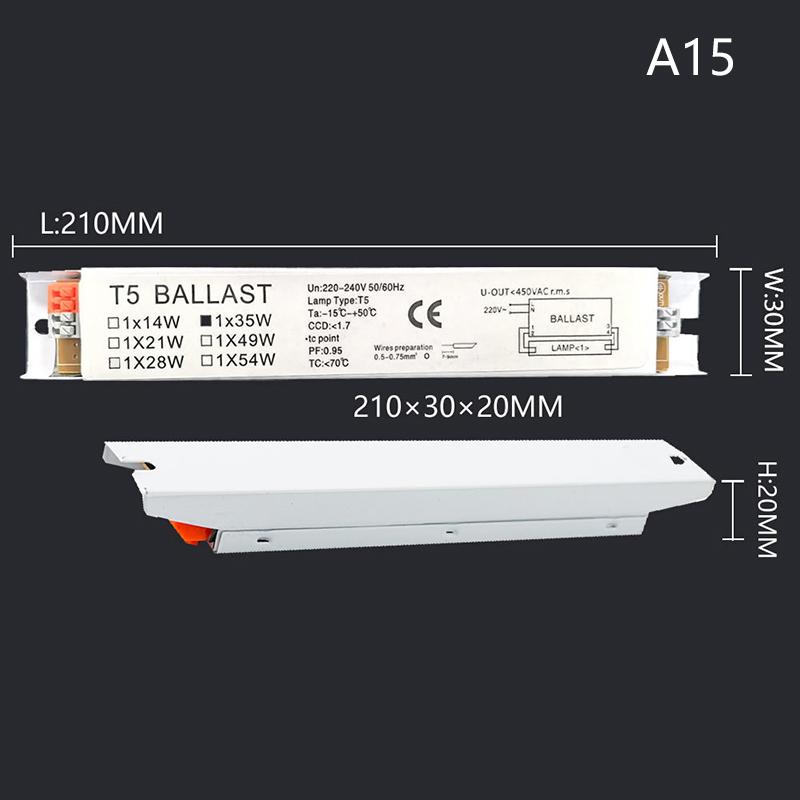 AC 220-240V Широкое напряжение T8 T5 Компактный электронный балласт Мгновенная трубка Настольные лампы Флуоресцентные лампы Балласт Товары для дома и офиса