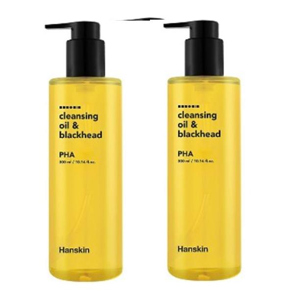 Hanskin Cleansing Oil & Blackhead AHA, BHA, PHA, 300мл, корейская очищающая косметика, популярный продукт