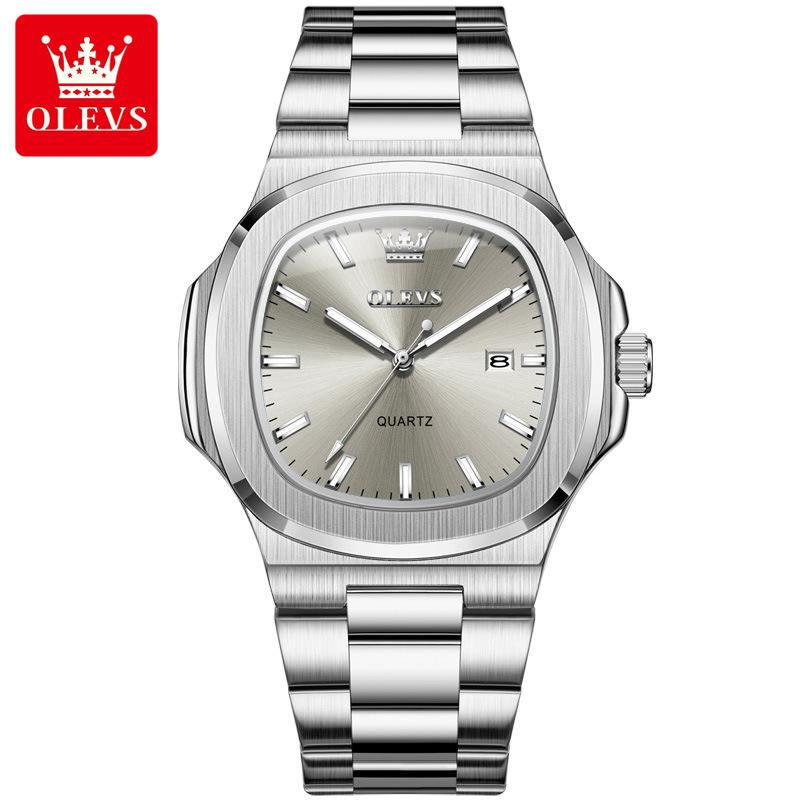 Luxury Man Watch Sports Waterproof Luminous Date Men Wristwatch High Quality Square Dial Quartz Men's Watches