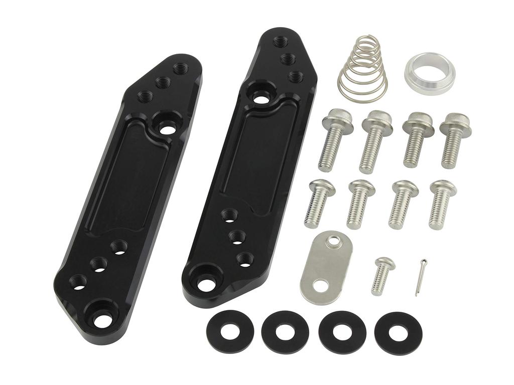 POSH FAITH Motorcycle for Step-Up Plate, Black, GSX250R, 088072-06