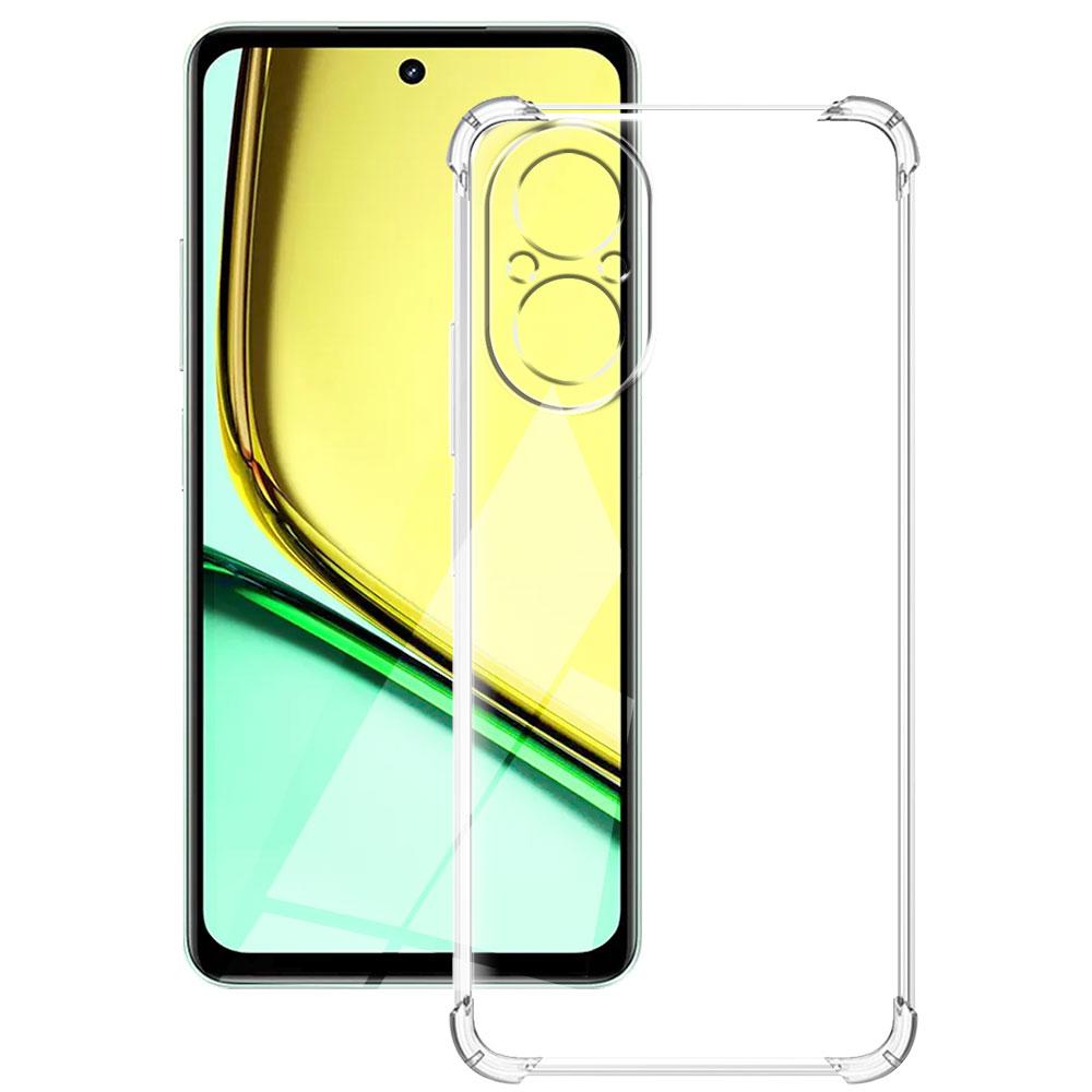 Чехлы для Realme 12 Lite / Realme C65 Прозрачный Противоударный Силиконовый Мягкий Чехол для Телефона для Realme C65 5G Задняя Крышка на Realme C51S Funda
