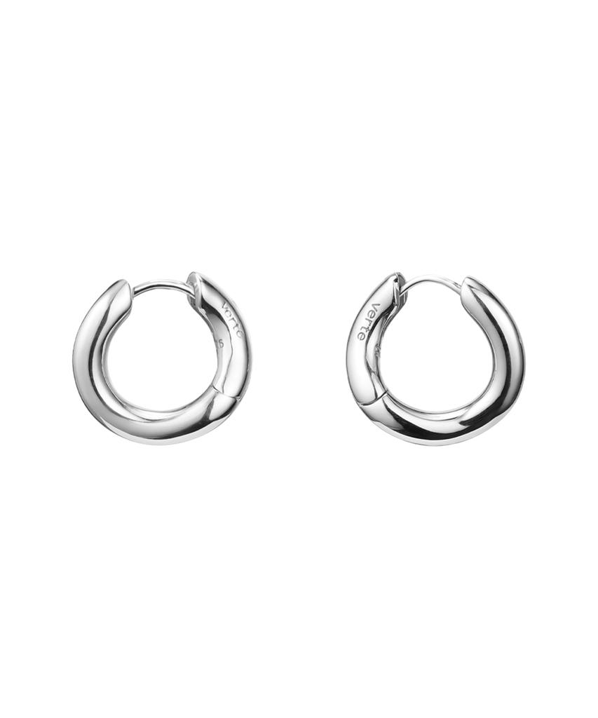 Verte [Серебро 925 пробы] Deux.Silver.220 / Серьга 'Волна' (Серебряный)