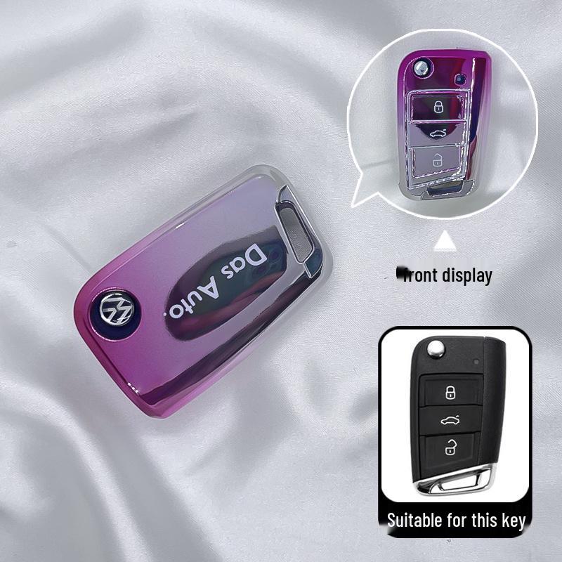 Чехол для ключа Volkswagen Sagitar, T-Roc, Tiguan, Lavida Plus, Tharu, Golf 7, Polo