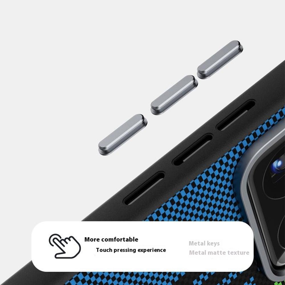 ABEEL Чехол для Xiaomi 15S Pro, совместимый с MagSafe, напечатанный ПК ТПУ Алюминиевый сплав Кожаный чехол для телефона