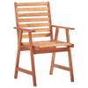 Garden Dining Chairs 4 pcs with Cushions Solid Acacia Wood