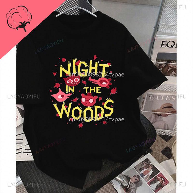 Camisetas Night In The Woods Mae Tshirt Ropa De Mujer Cotton Funny Cute Kawaii Originality Printed Game Shirt Streetwear Tee