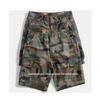 Мужские шорты из плотного хлопка в стиле харадзюку, ретро, камуфляж, рабочая одежда