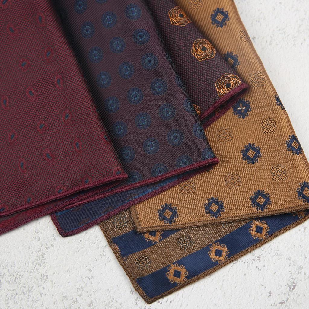 Ретро Корейский Стиль Многоцветный Костюмный Платок - Аксессуары Джентльмена