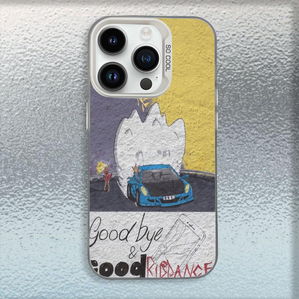 Чехол для телефона Rapper 999 J-Juice W-WRLD Для iPhone 17 Air 16 e 15 14 13 12 11 Pro Max Plus Mini SE 2020 2022 Белый Матовый Ударопрочный