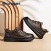 Navikair Men's Lightweight Casual Leather Sneakers