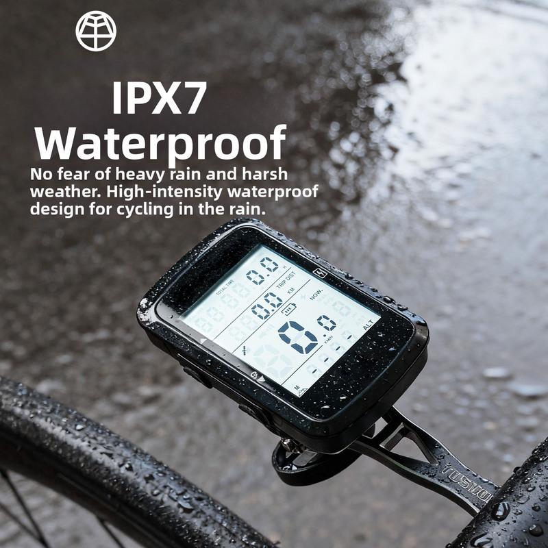 OFFBONDAGE Велокомпьютер Беспроводной GPS Велосипедный Спидометр MTB Шоссейный Велосипед Велосипедный Одометр USB Перезаряжаемый Цифровой Секундомер