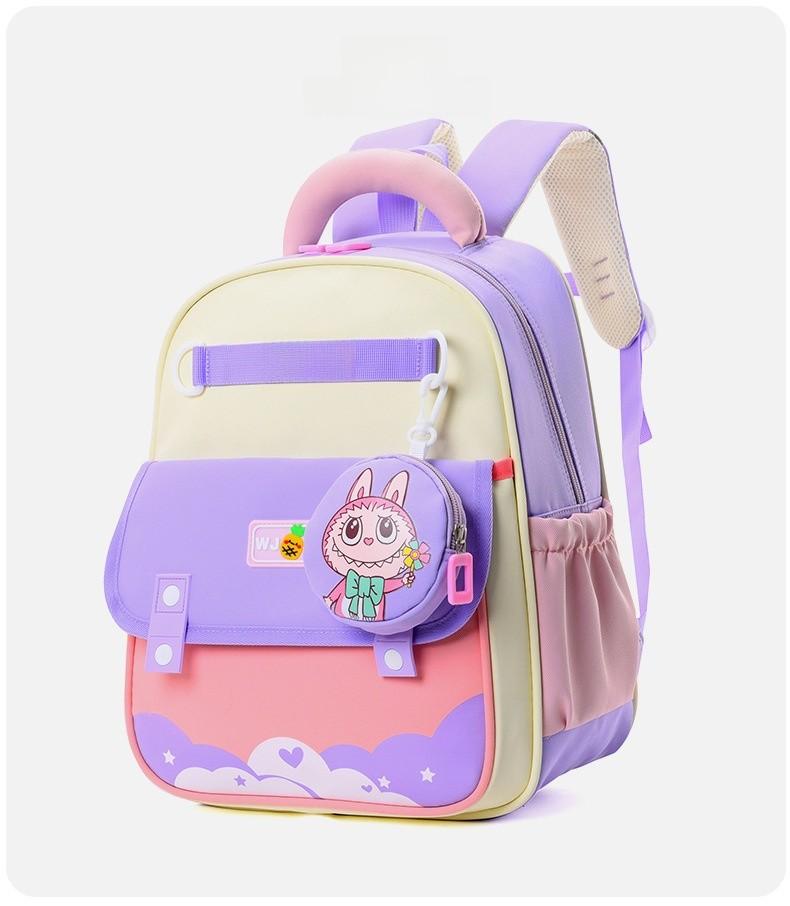 Childrens Letter Backpack With Adjustable Shoulder Strap Zipper Design