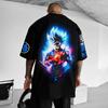 Официальный мерч Dragon Ball Super 2026 - Оверсайз футболка в стиле Y2K с аниме-принтом, хлопковый комфорт для игр и повседневной носки, хип-хоп уличная одежда, оверсайз футболка