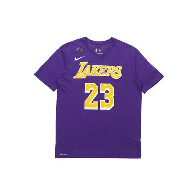 Nike Футболка из джерси LeBron James Lakers City Edition Мужские топы фиолетового цвета AR4888-557