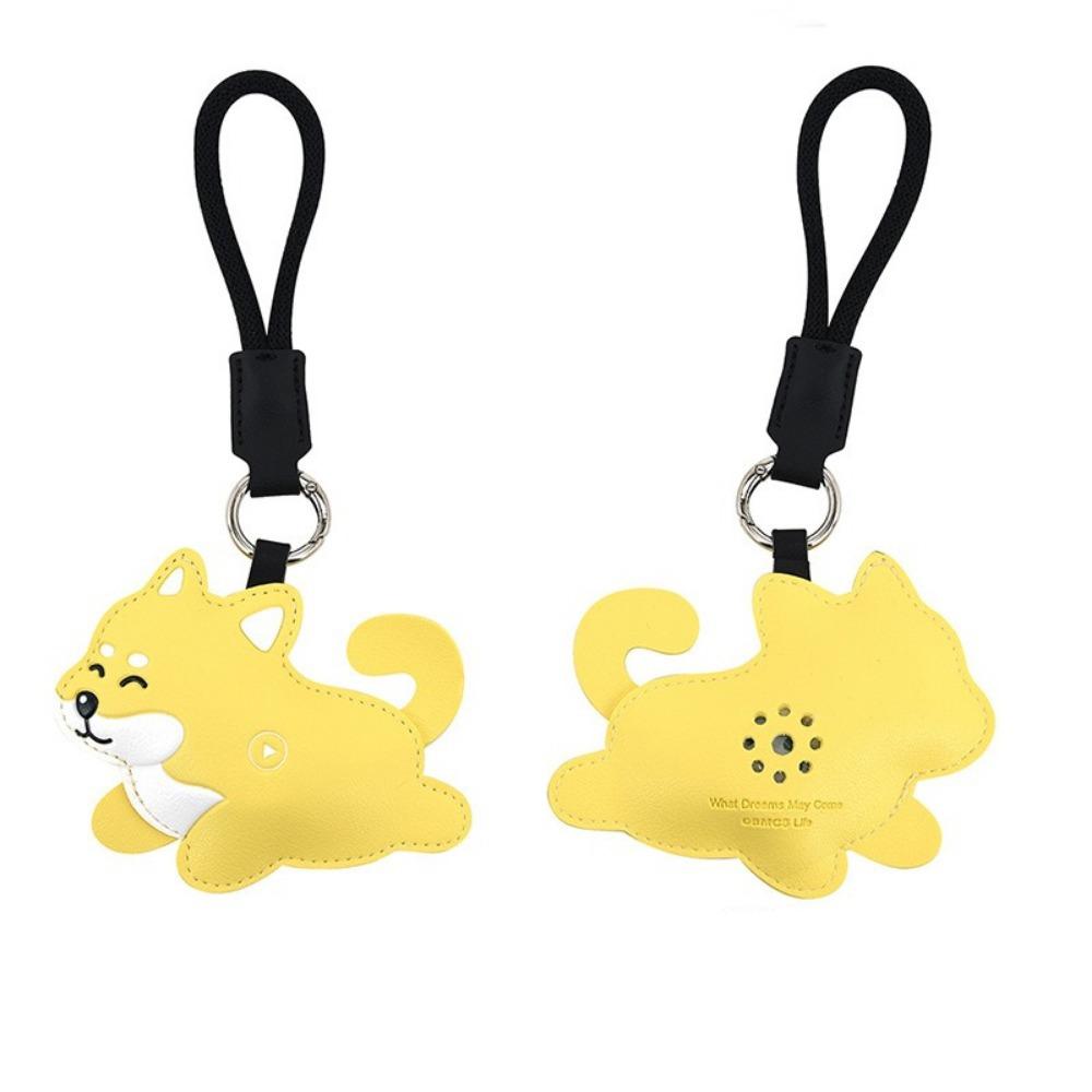 Sound Feature Bag Hanging Pendant Cute Car Key Chain Creative Puppy Keychain Adults Children