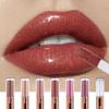 Double Head Lip Glaze Matte Overlapping Pearl Shine Lip Gloss Long-lasting Lip Glaze Highly Pigmented Lipstick Gift for Women