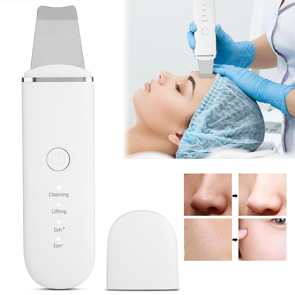 Ультразвуковой скраб для кожи лица, отшелушивающий инструмент для очистки пор и удаления угрей