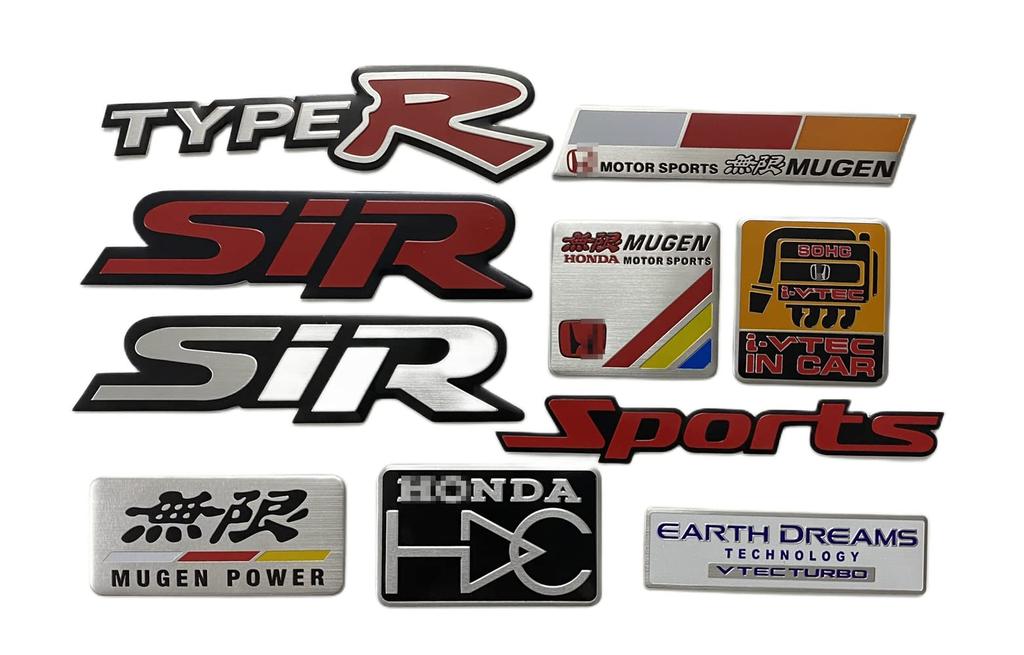 Honda Infinity Sticker Logo Motorcycle Gas Tank Sticker Emblem Badge Decoration Aluminum Racing Wing