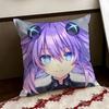 Hyperdimension Neptunia Милая Наволочка Двусторонняя Мягкая Прочная Наволочка для Подушки Дом Автомобиль Многоцелевое Использование для Повседневного Комфорта